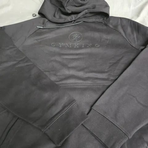 GYM KING GK PRO HOOD HOODIE – BLACK, UK XL 