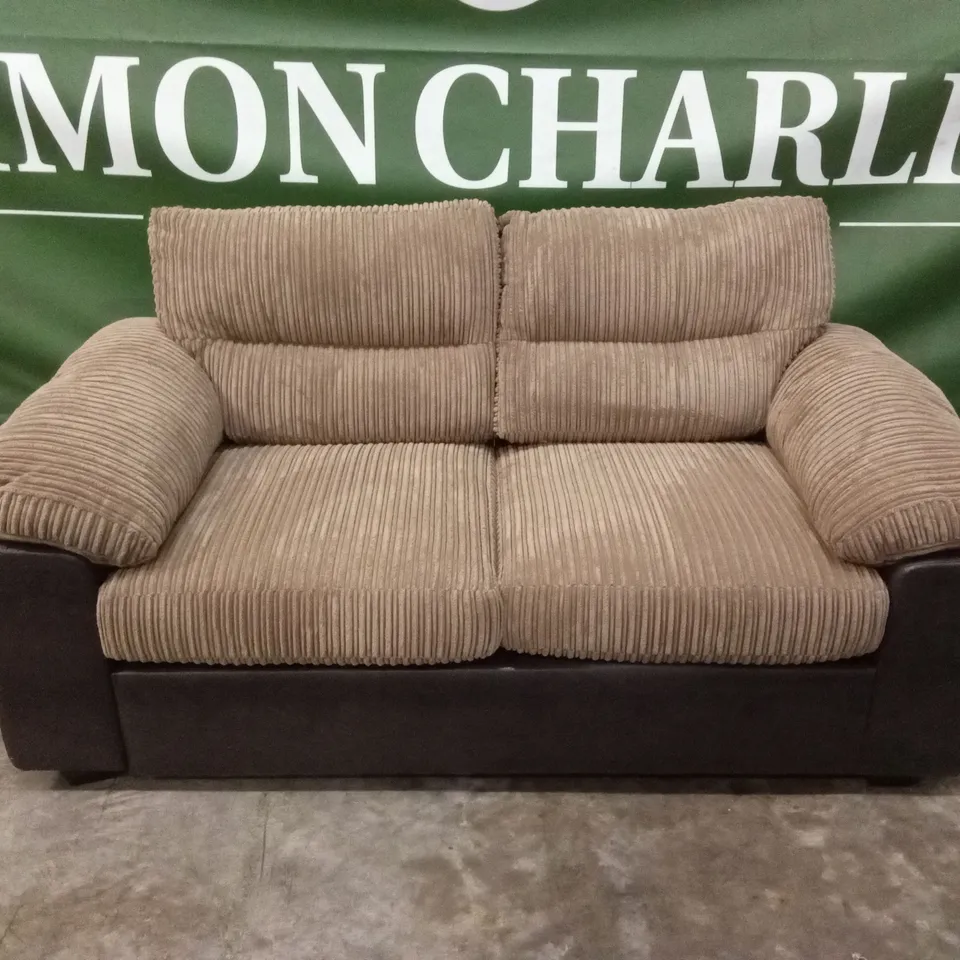 ARMSTRONG 2 SEATER SOFA - BROWN RRP £549