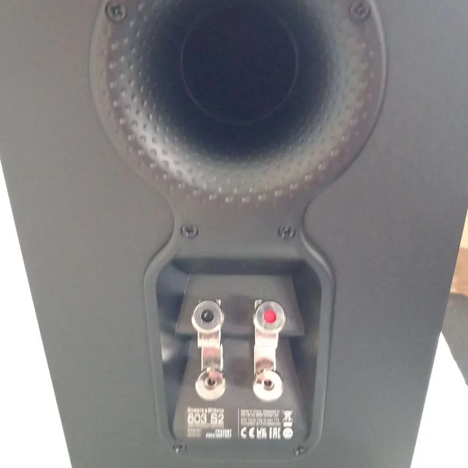 BOWERS & WILKINS 603 S2 ANNIVERSARY EDITION BLACK PAIR OF HIGH END HIFI FLOOR STANDING LOUDSPEAKERS- 2 BOXES RRP £799
