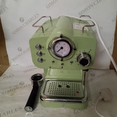 SWAN SK22110GN, RETRO PUMP ESPRESSO COFFEE MACHINE