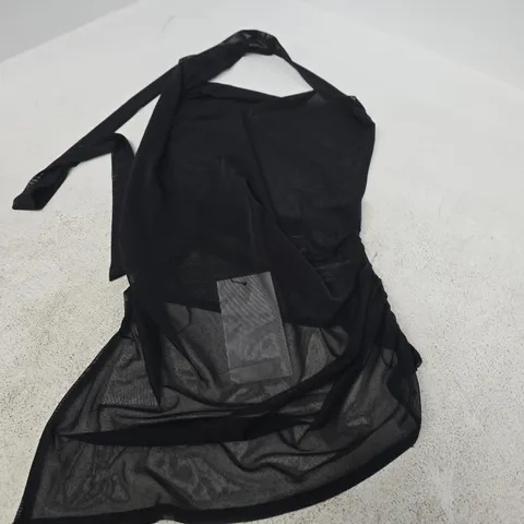 ZARA BLACK MESH TOP – UK SIZE S (US SMALL) – BRAND TAG ATTACHED
