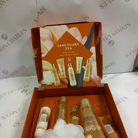 BOXED SANCTUARY SPA SIGNATURE PERFECT PAMPER PARCEL GIFT SET
