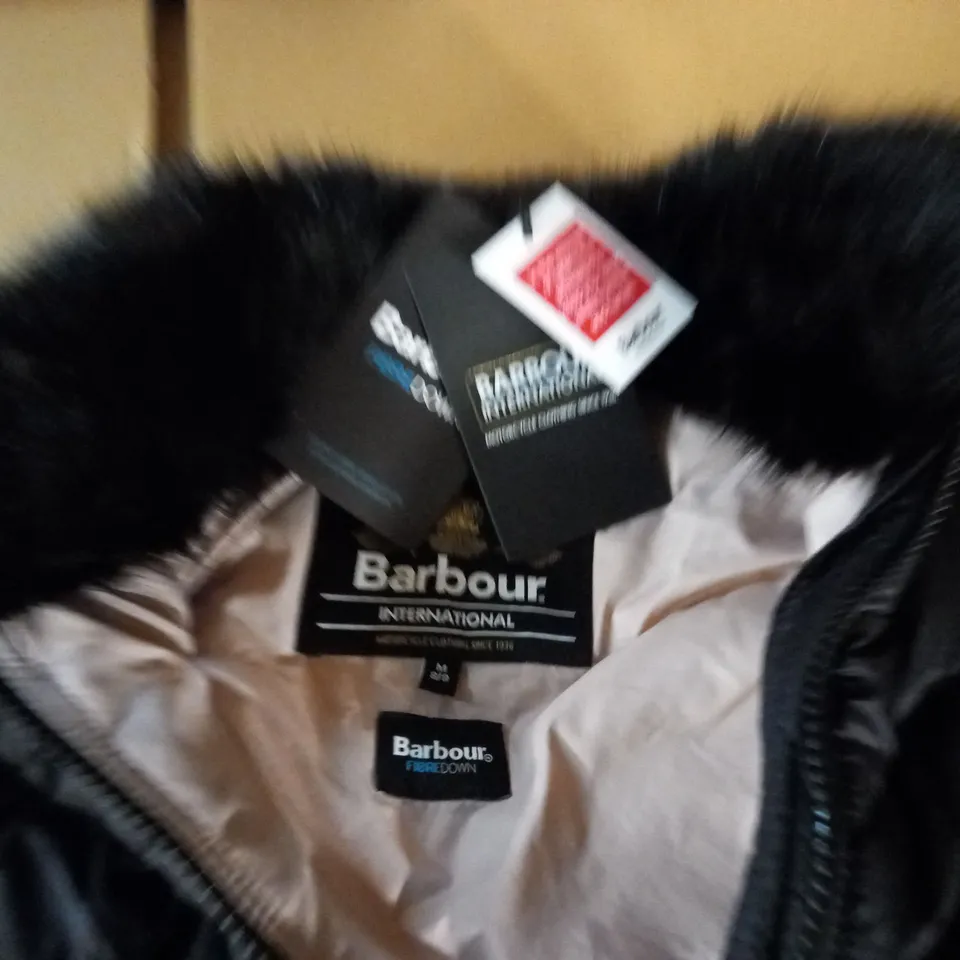 BARBOUR FIBREDOWN BLACK GILET - M 8/9