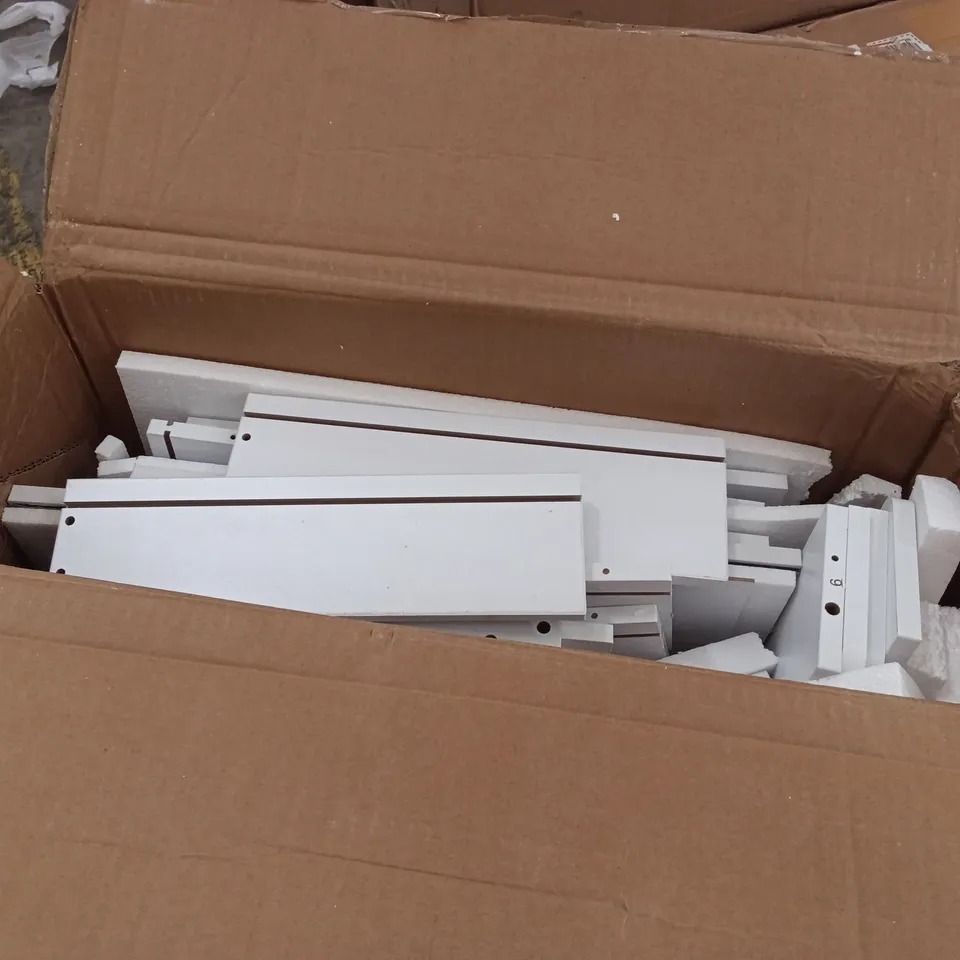 BOXED DESK/DRAWERS UNIT - WHITE (2 BOXES)