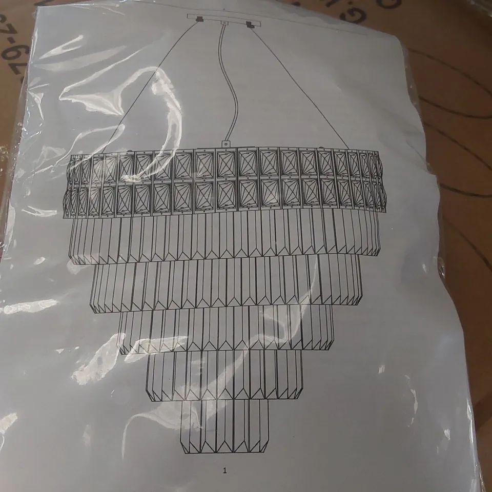 BOXED PENDANT CHANDELIER 