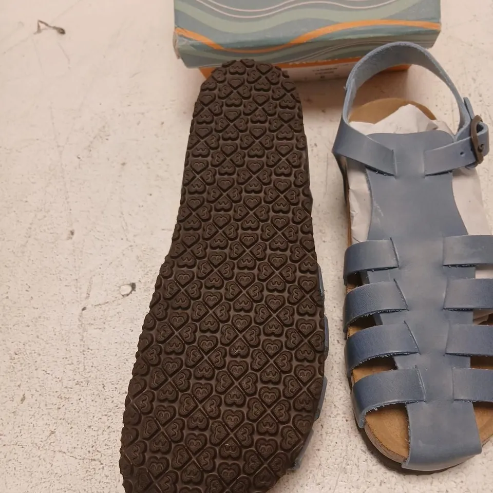 MOSHULU DENIM SANDALS – UK 6 (US 8, EU 39) – BOXED