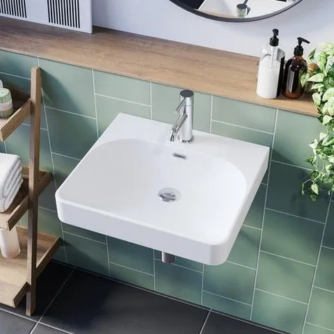 BOXED SQUARE WALL HUNG BASIN 510MM - ANDROS BEBA_28353