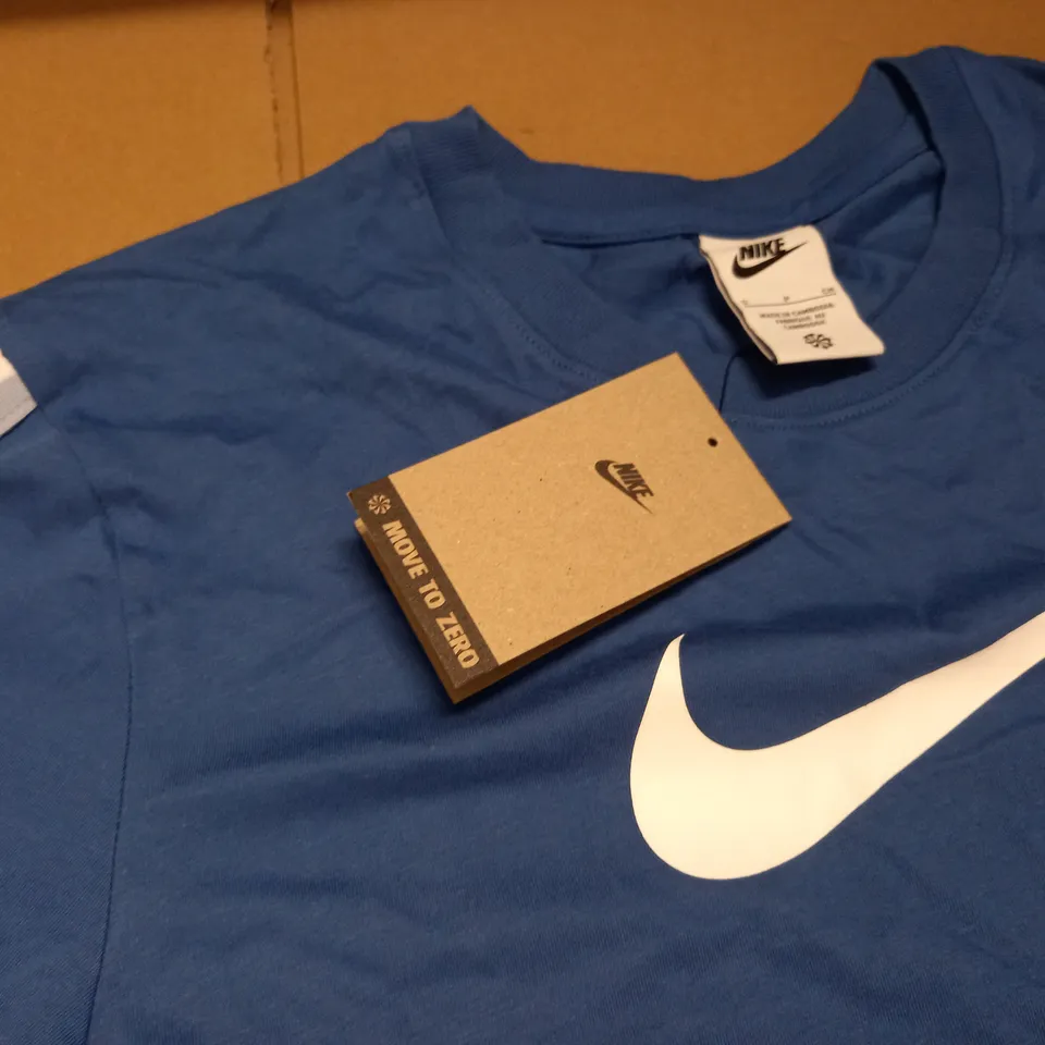 NIKE TAPE TEE IN BLUE - S/P