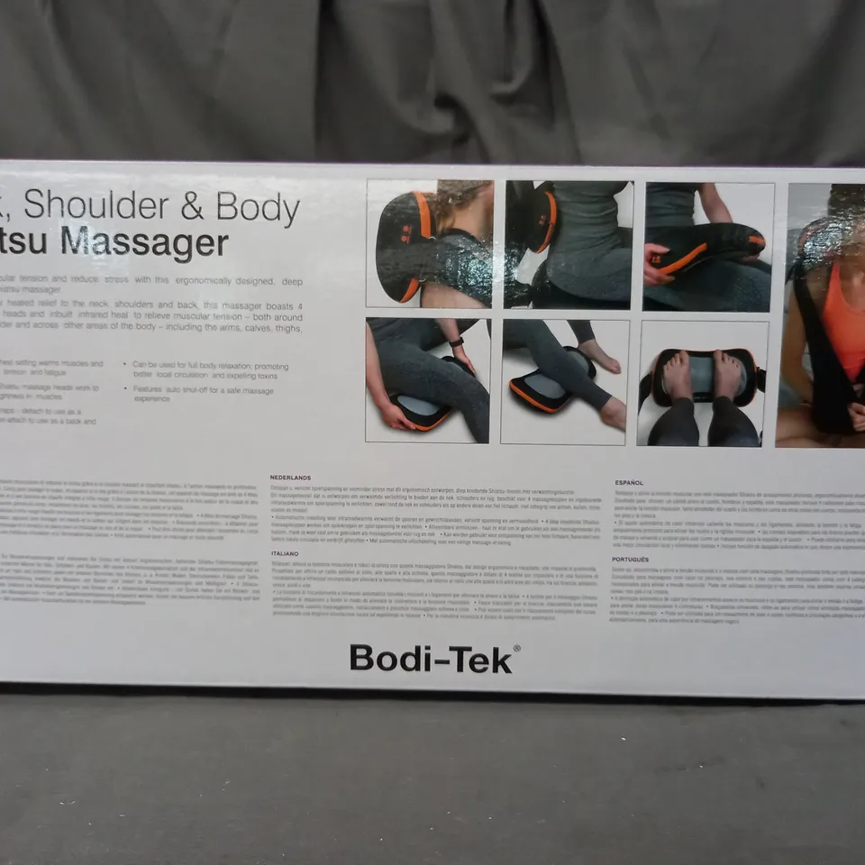 BOXED BODI-TEK SHIATSU MASSAGER