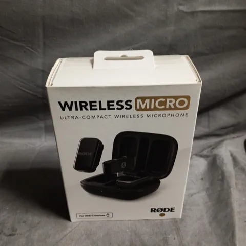 SEALED RODE WIRELESS MICRO ULTRA-COMPACT WIRELESS MICROPHONE 