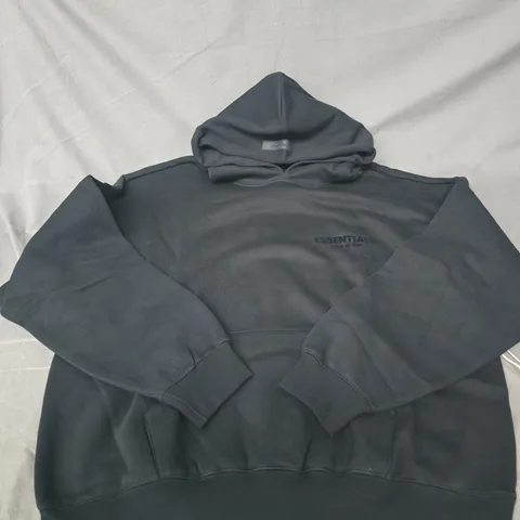 FEAR OF GOD ESSENTIALS MEN'S HOODIE – BLACK – SIZE M