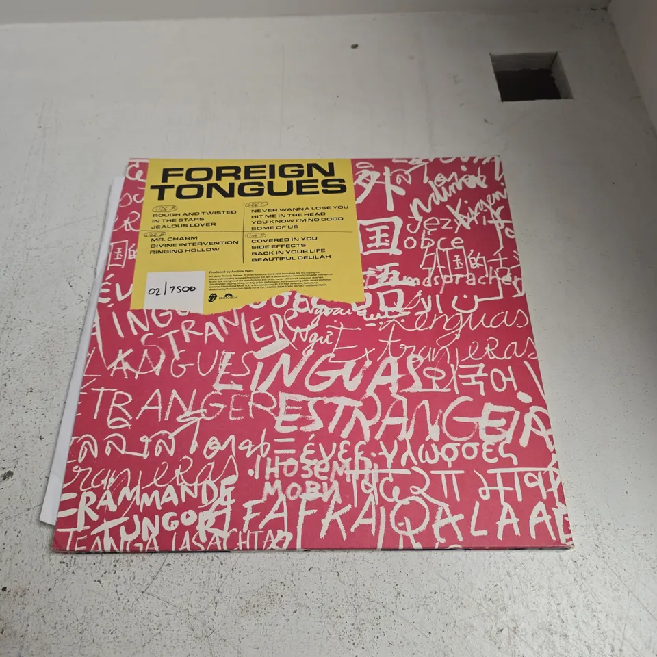 ROLLING STONES: FOREIGN TONGUES – VINYL