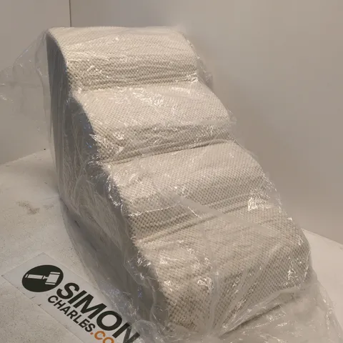 CREAM MEMORY-FOAM LARGE PILLOW – WRAPPED IN PROTECTIVE PLASTIC