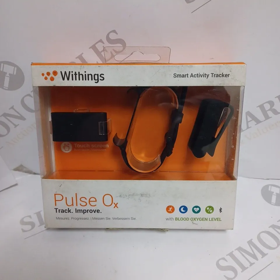 4 X BOXED WITHINGS PULSE OX SMART ACTIVITY TRACKERS 