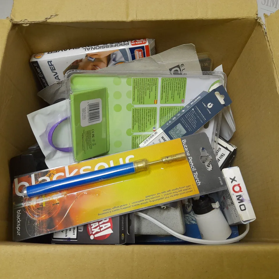LOT OF APPROX 14 ASSORTED ITEMS TO INCLUDE - ALARAM CLOCK - CALCULATOR - DIT PARKING SENSORS