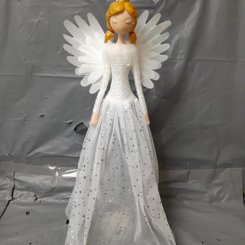 50CM BATTERY OPERATED WHITE ANGEL