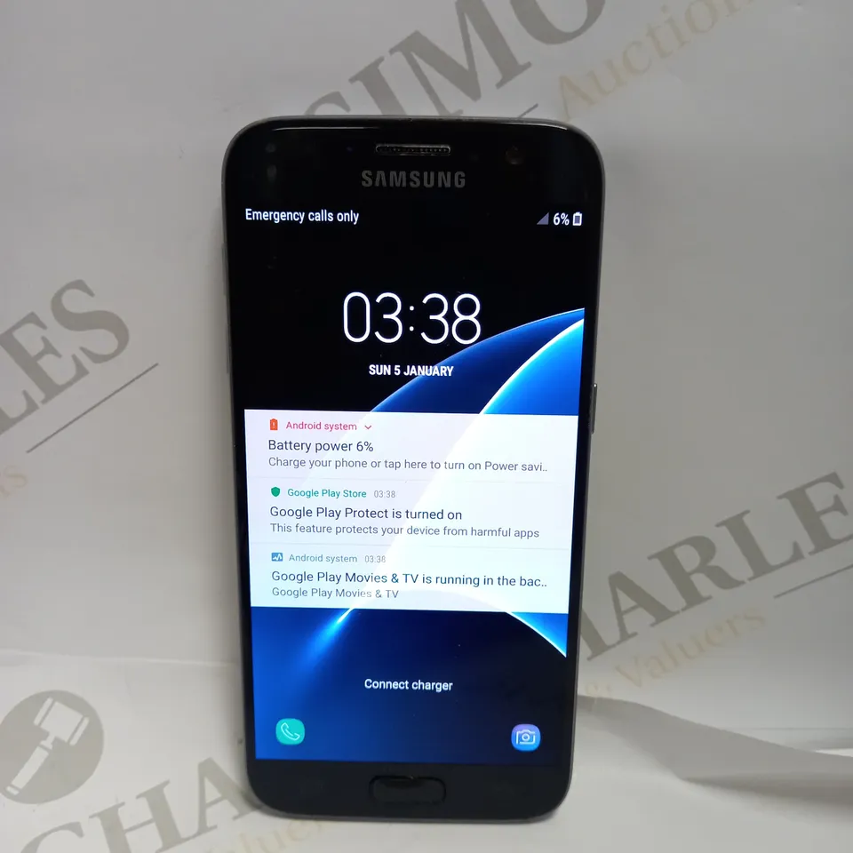 SAMSUNG GALAXY S7 MOBILE PHONE IN BLACK