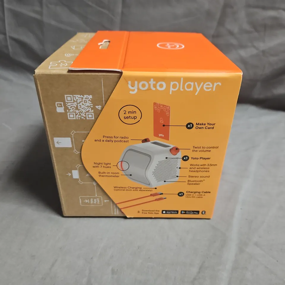 SEALED YOTO PLAYER 3RD GENERATION – CARD-BASED AUDIO PLAYER FOR KIDS