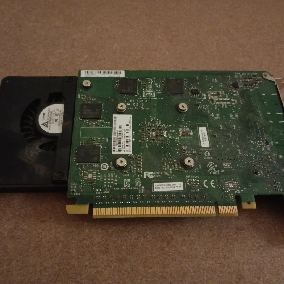NVIDIA QUADRO PCIE GRAPHICS CARD – SINGLE GPU, ACTIVE COOLING