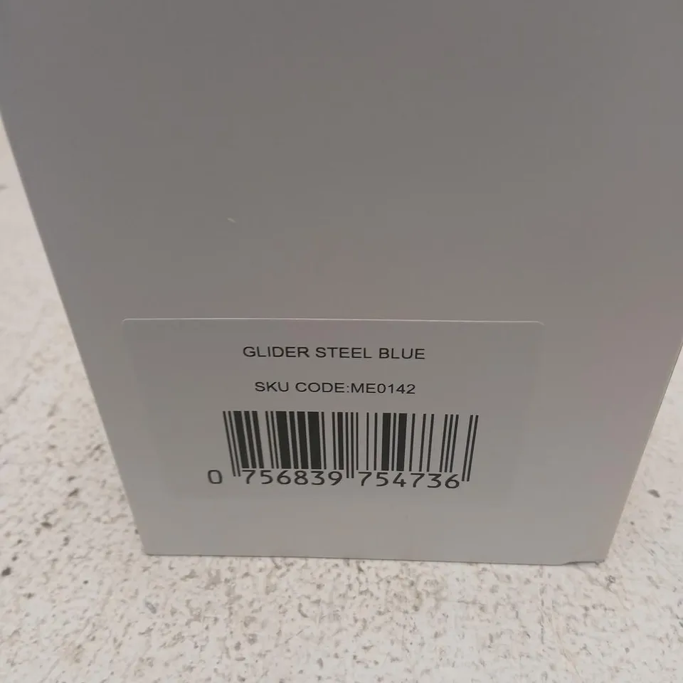 MANN EGERTON GLIDER STEEL BLUE WATCH