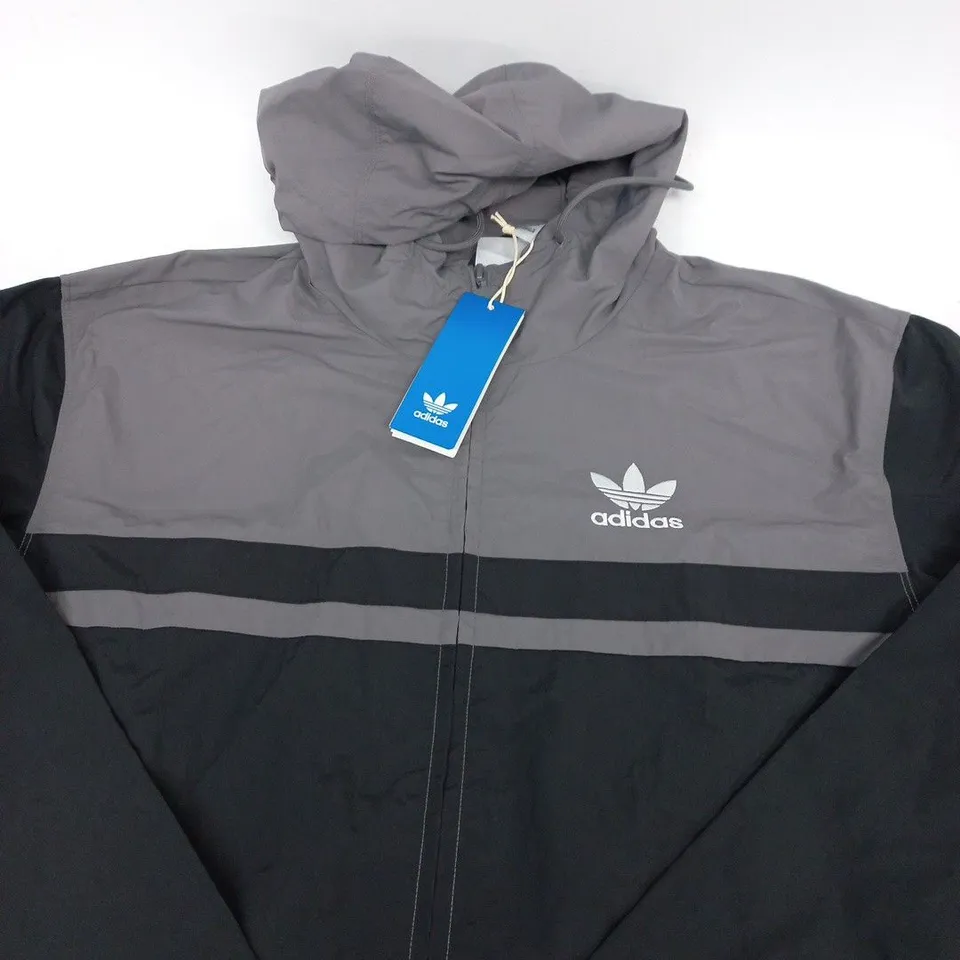 ADIDAS MEN'S WINDBREAKER JACKET – SIZE SMALL