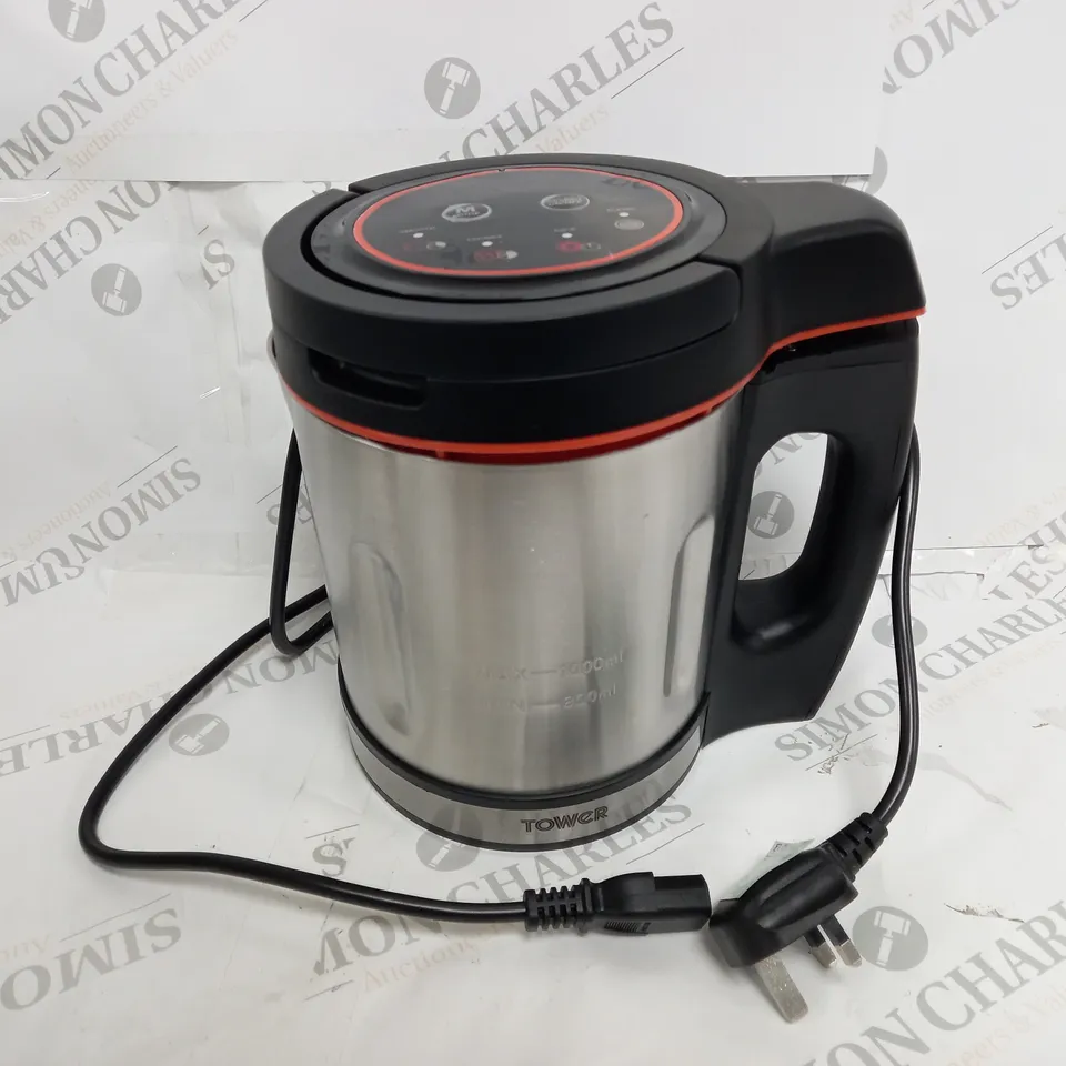 BOXED TOWER 1 LITRE COMPACT SOUP & SMOOTHIE MAKER