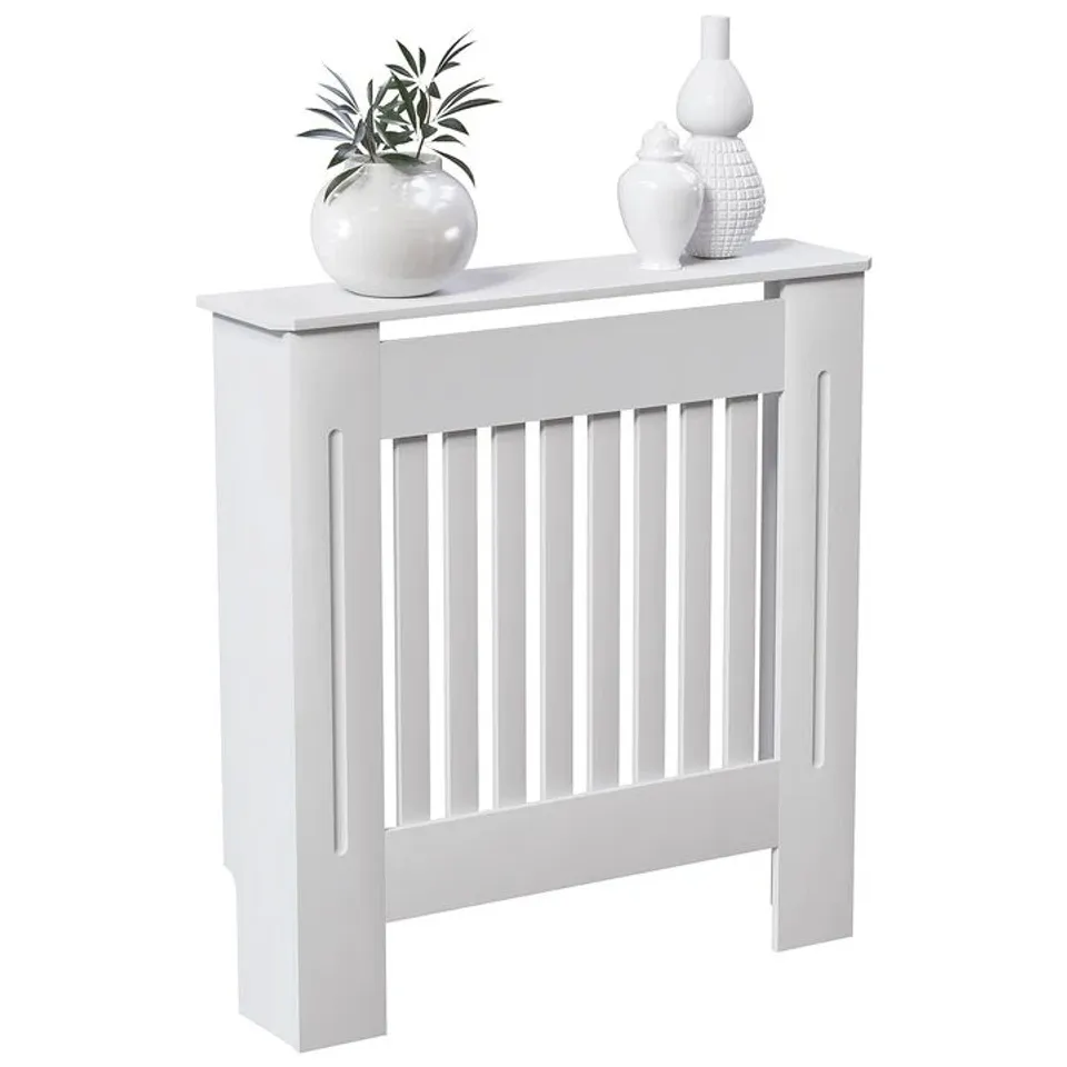 BOXED VIDA CHELSEA RADIATOR COVER, SMALL - WHITE (1 BOX)