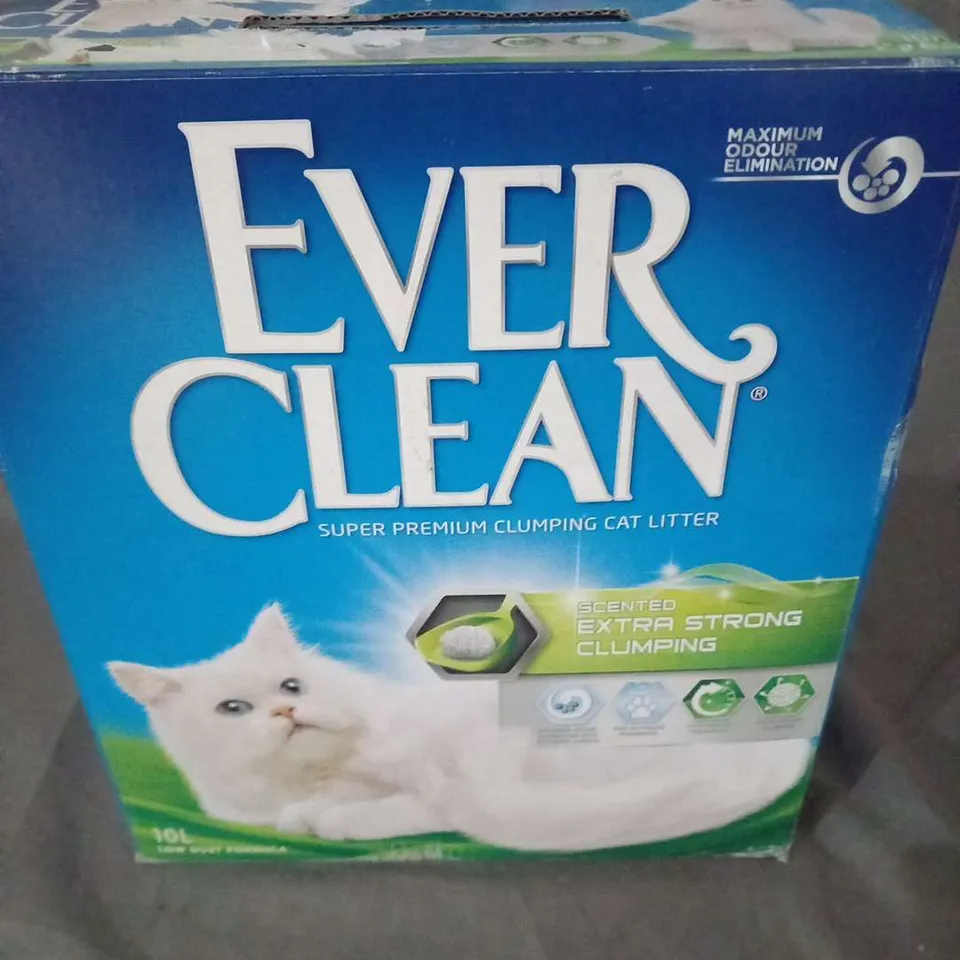 BOXED EVER CLEAN SUPER PREMIUM CLUMPING CAT LITTER 10L