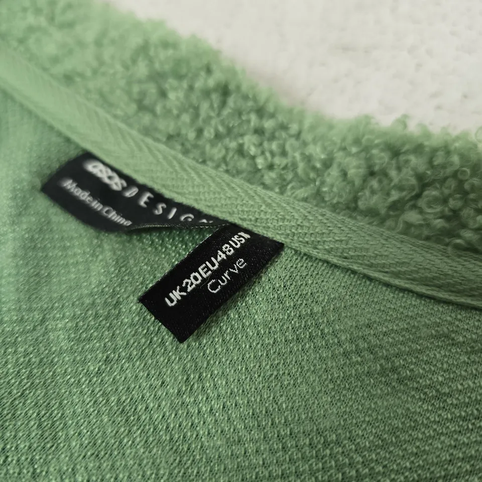 ASOS DESIGN - GREEN FLEECE (UK 20)