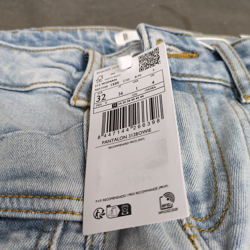 MANGO MNG WOMANS SIZE 4 BERMUDA MID WAIST SHORTS WITH TAGS