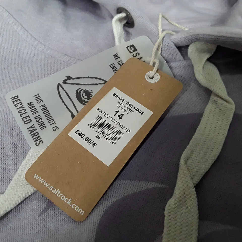 SALTROCK BRAVE THE WAVE PURPLE HOODY - 14