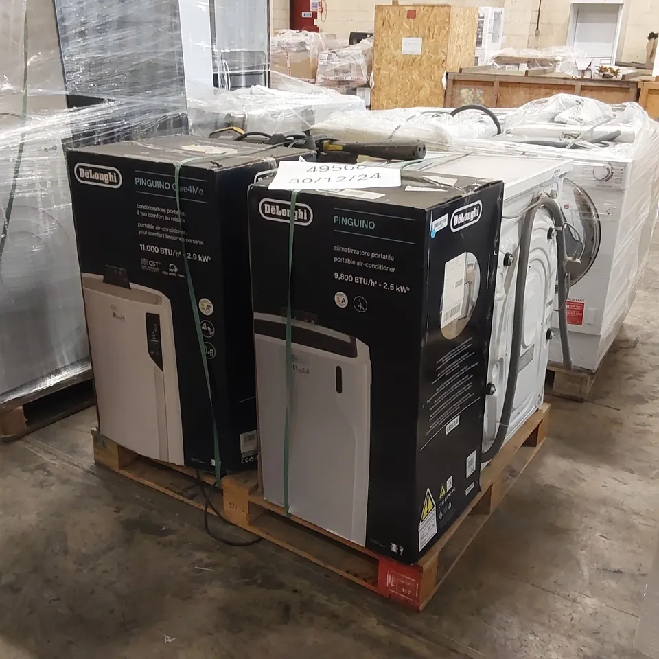 PALLET OF APPROXIMATELY 5 UNPROCESSED RAW RETURN WHITE GOODS TO INCLUDE;