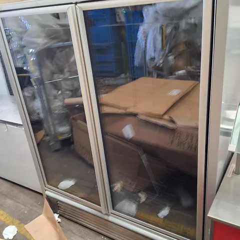 Es System K SML LYNX 2D SL Display Refrigerator, 2-Door Glass Front