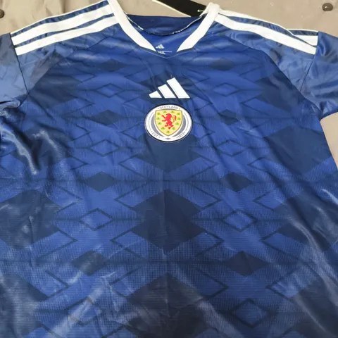 ADIDAS SCOTLAND NATIONAL FOOTBALL TEAM HOME JERSEY -SIZE L