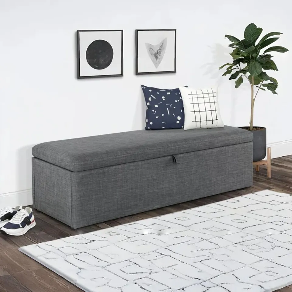 BOXED BLANKET BOX - SLATE 