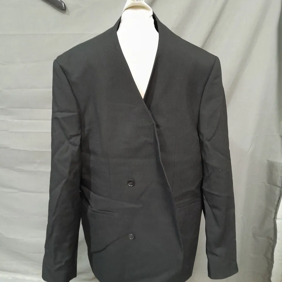 ZARA ORIGINS BLAZER BLACK SIZE 44
