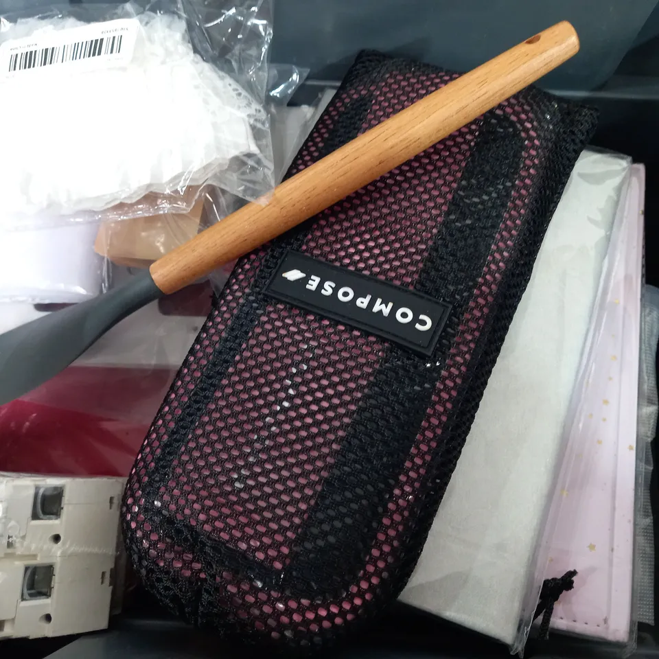 BOX OF APPROXIMATELY 12 ASSORTED ITEMS TO INCLUDE - 2024 PLANNER DIARY - PARKER PEN - SIKAFLEX 522 ECT 