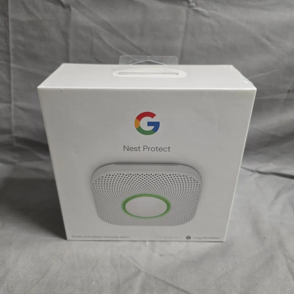 SEALED GOOGLE NEST PROTECT SMOKE & CARBON MONOXIDE ALARM 