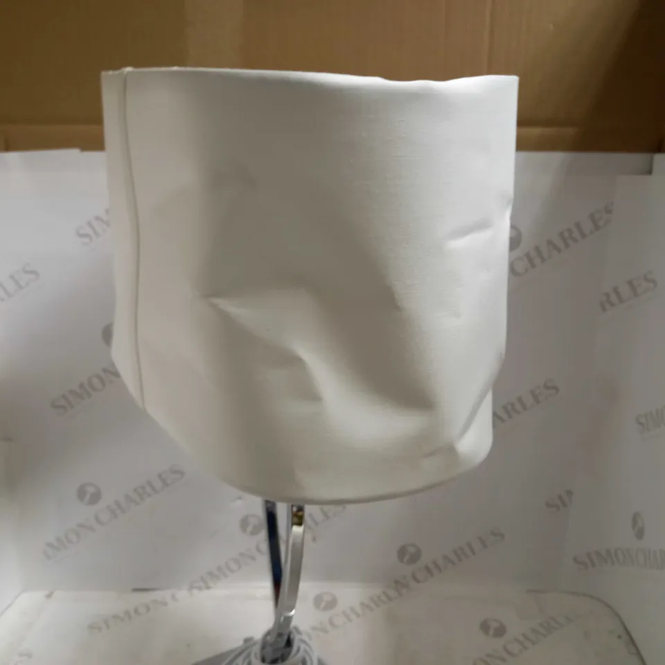 JOHN LEWIS AND PARTNERS CHROME EFFECT TABLE LAMP 