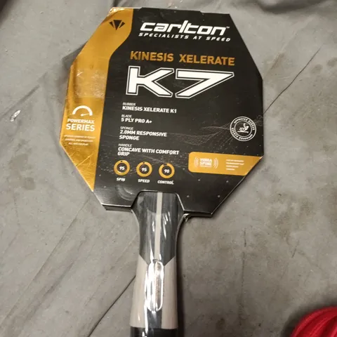 CARLTON K7 TT TABLE TENNIS BAT – KINESIS XELERATE