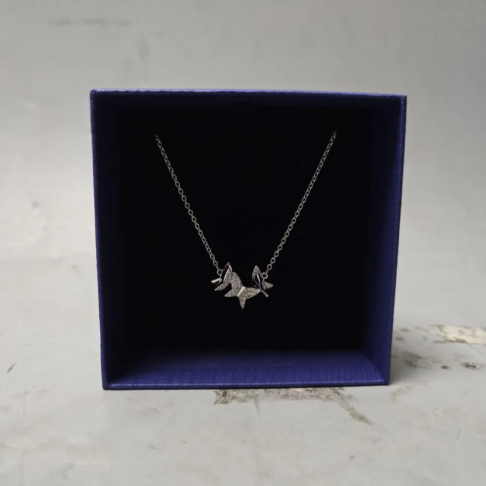 BOXED SWAROVSKI LILIA COLLECTION NECKLACE BUTTERFLY