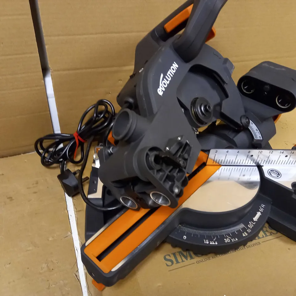 EVOLUTION R210SMS+ MULTI-MATERIAL SLIDING MITRE SAW