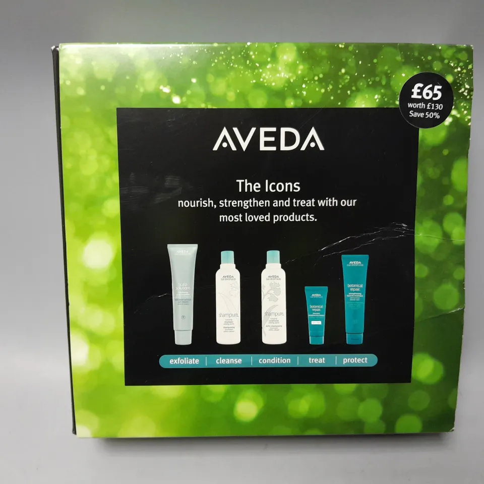 BOXED AVEDA THE ICONS 5-PIECE GIFT SET
