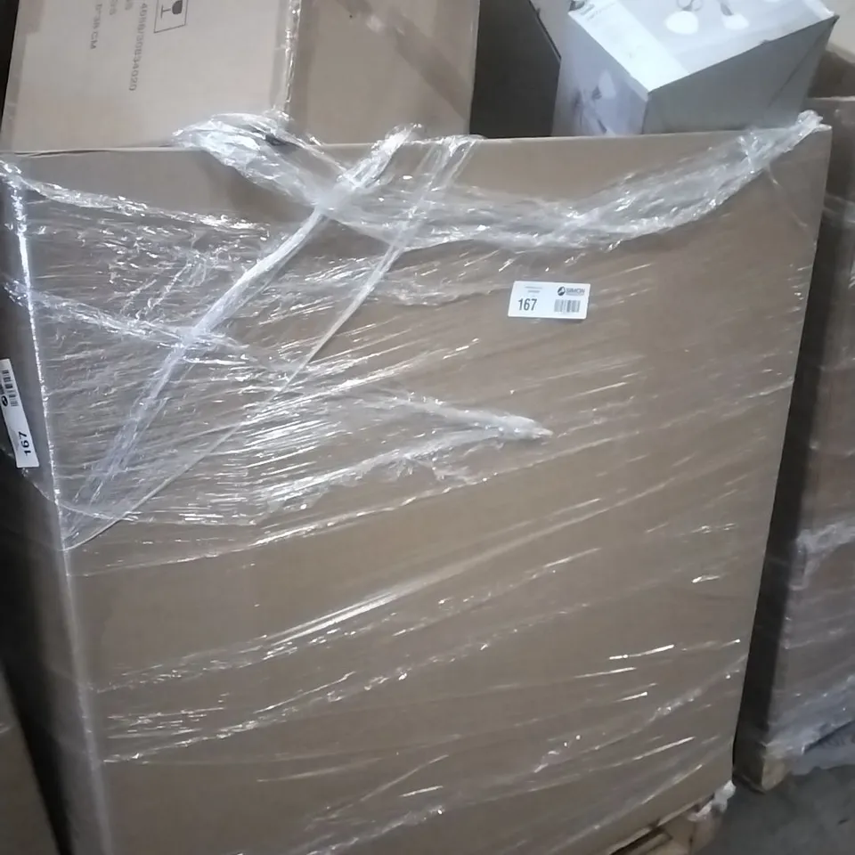 PALLET CONTAINING A VERY LARGE QUANTITY OF ASSORTED DESIGNER LIGHTING PRODUCTS INCLUDING:ALEXIA 5LT CLUSTER CEILING FITTING,LILBOURNE CERAMIC CEILING PENDENT LIGHT,SMITHSON CEILING FITTING