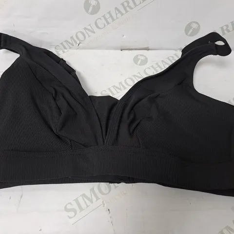 SNAG SPORTS BRA IN BLACK - SIZE 3 FULL CUP