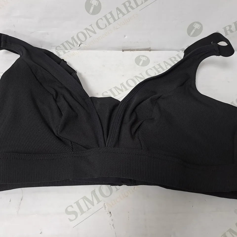 SNAG SPORTS BRA IN BLACK - SIZE 3 FULL CUP
