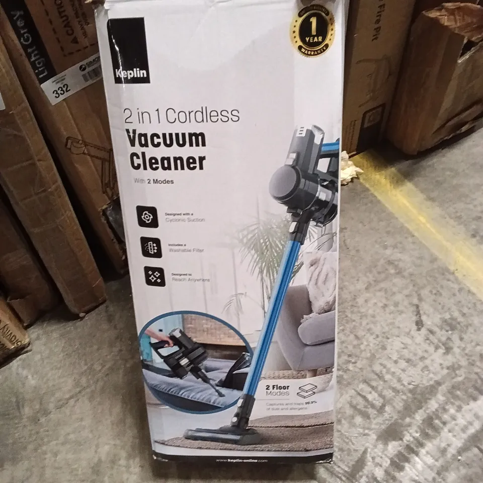 BOXED KEPLIN 2IN1 CORDLESS VACUUM CLEANER 