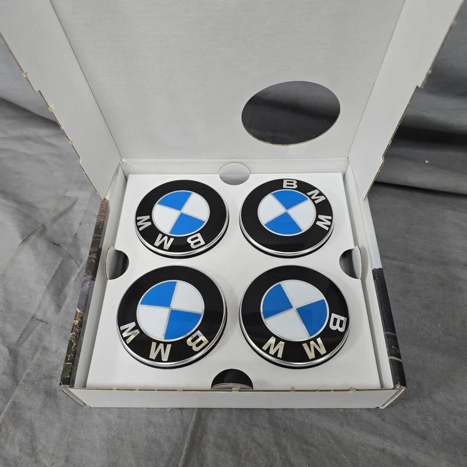 BMW FLOATING CENTRE CAPS – SET OF 4 HUB CAPS, ORIGINAL BMW ACCESSORIES