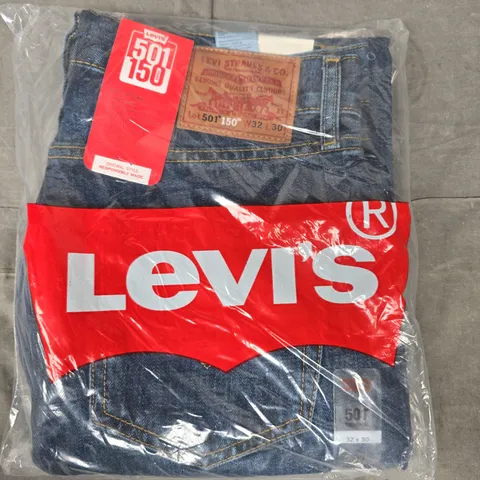 LEVI'S 501 ORIGINAL JEANS IN BLUE SIZE 32/30