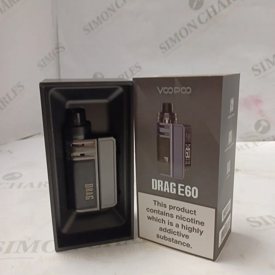 BOXED VOOPOO DRAG E60 - BLACK.